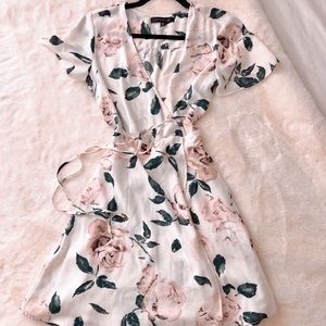 Floral Wrap Dress
